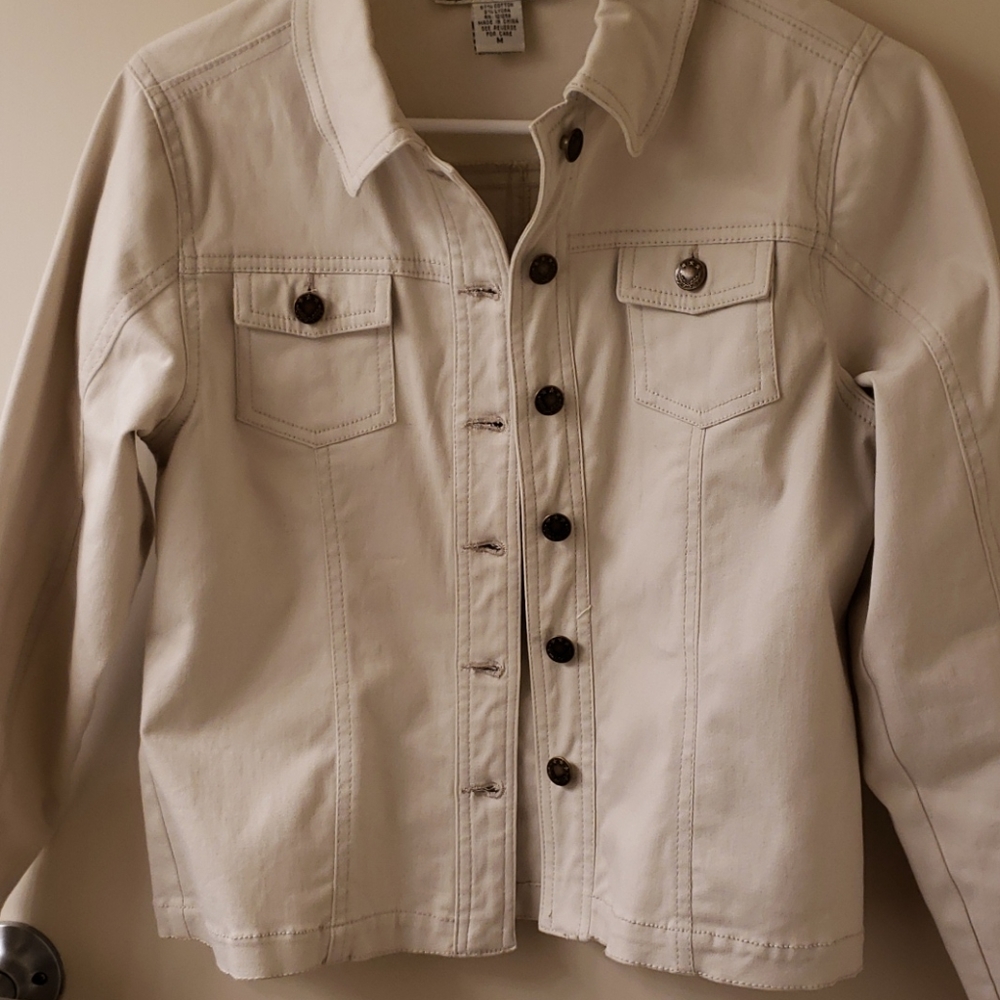 Casual threads jean jacket